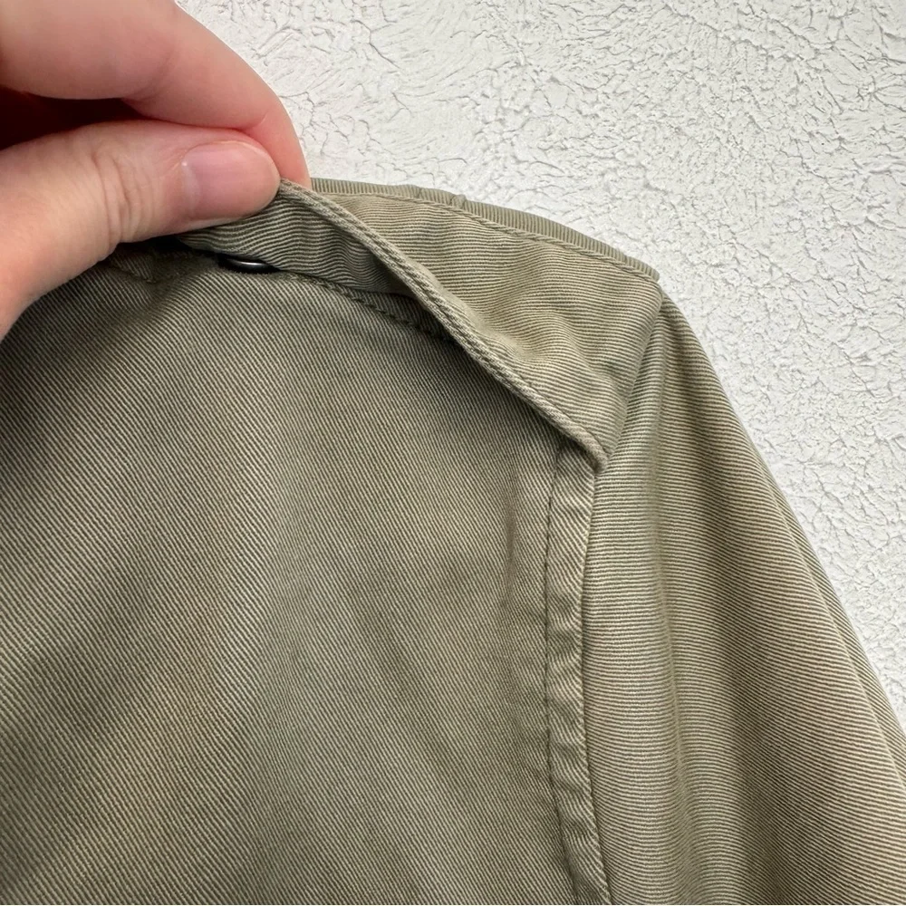 Scotch & Soda Olive Green Military Utility Jacket Size 3 (Petite)
